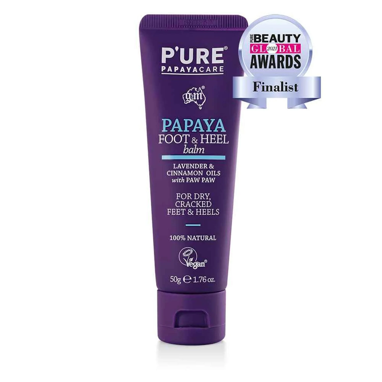 P'ure Papayacare Foot & Heel Balm 50g  Fixed Size - Olabens