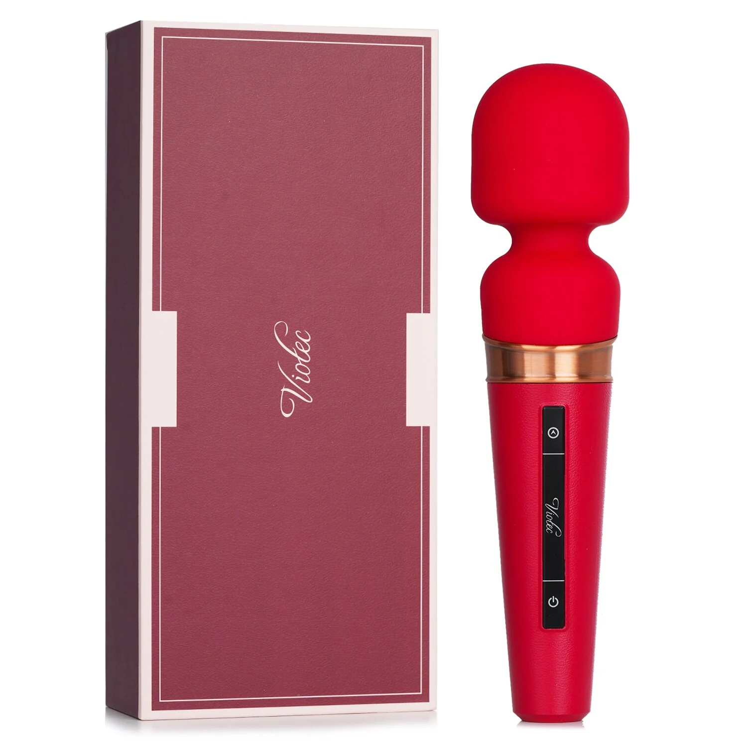 VIOTEC Titan Wand Vibrator - # Red  1pc - Olabens