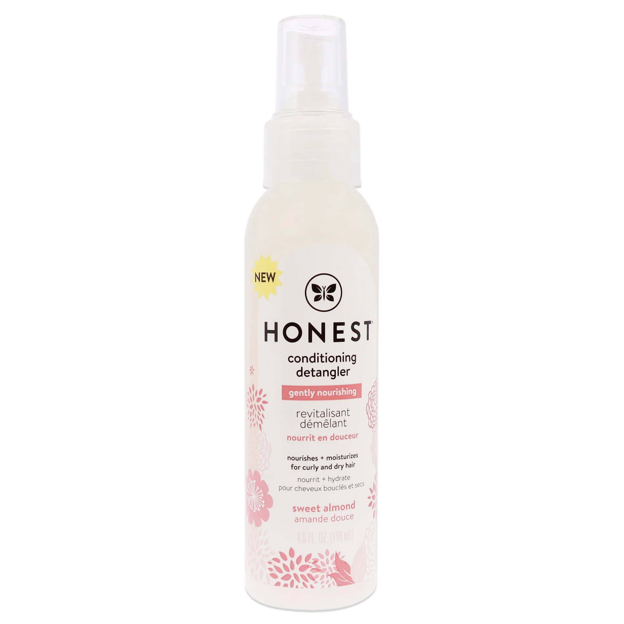 Honest Gently Nourishing Conditioning Detangler - Sweet Almond by Honest for Kids - 4 oz Conditioner - Olabens