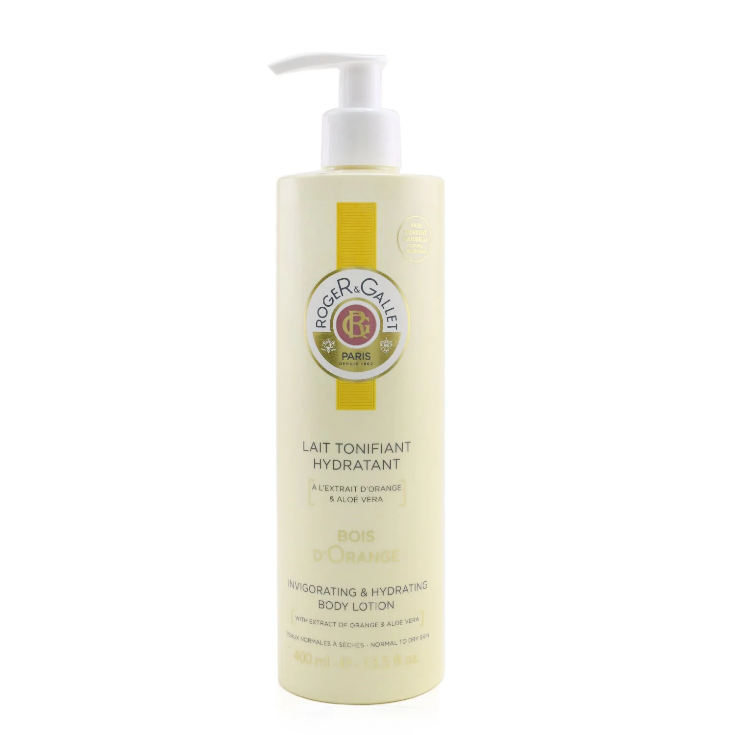 Roger & Gallet Bois d' Orange Invigorating & Hydrating Body Lotion  400ml/13.5oz - Olabens