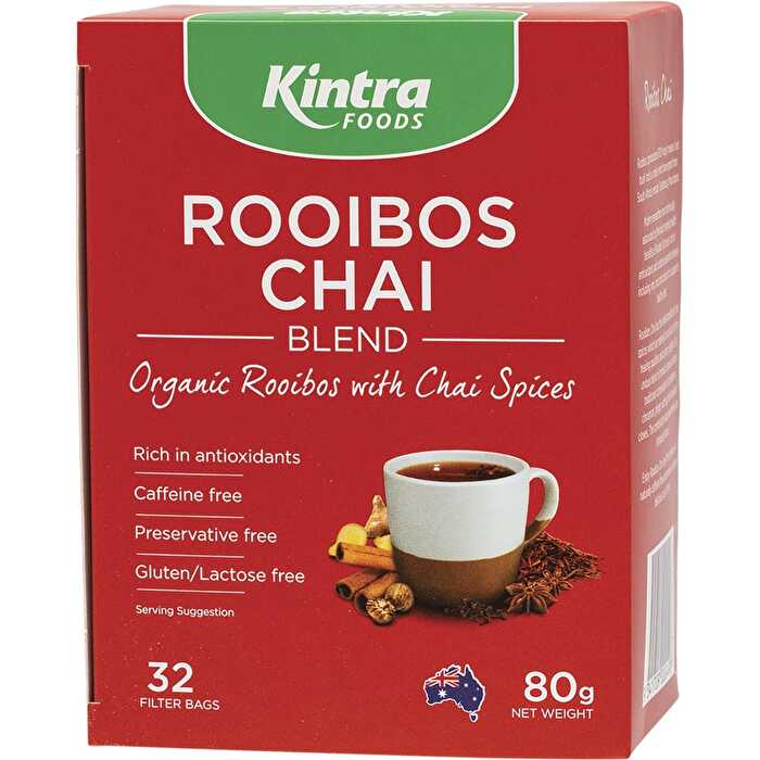Kintra Foods Rooibos Chai Tea Bags 32pk - Olabens