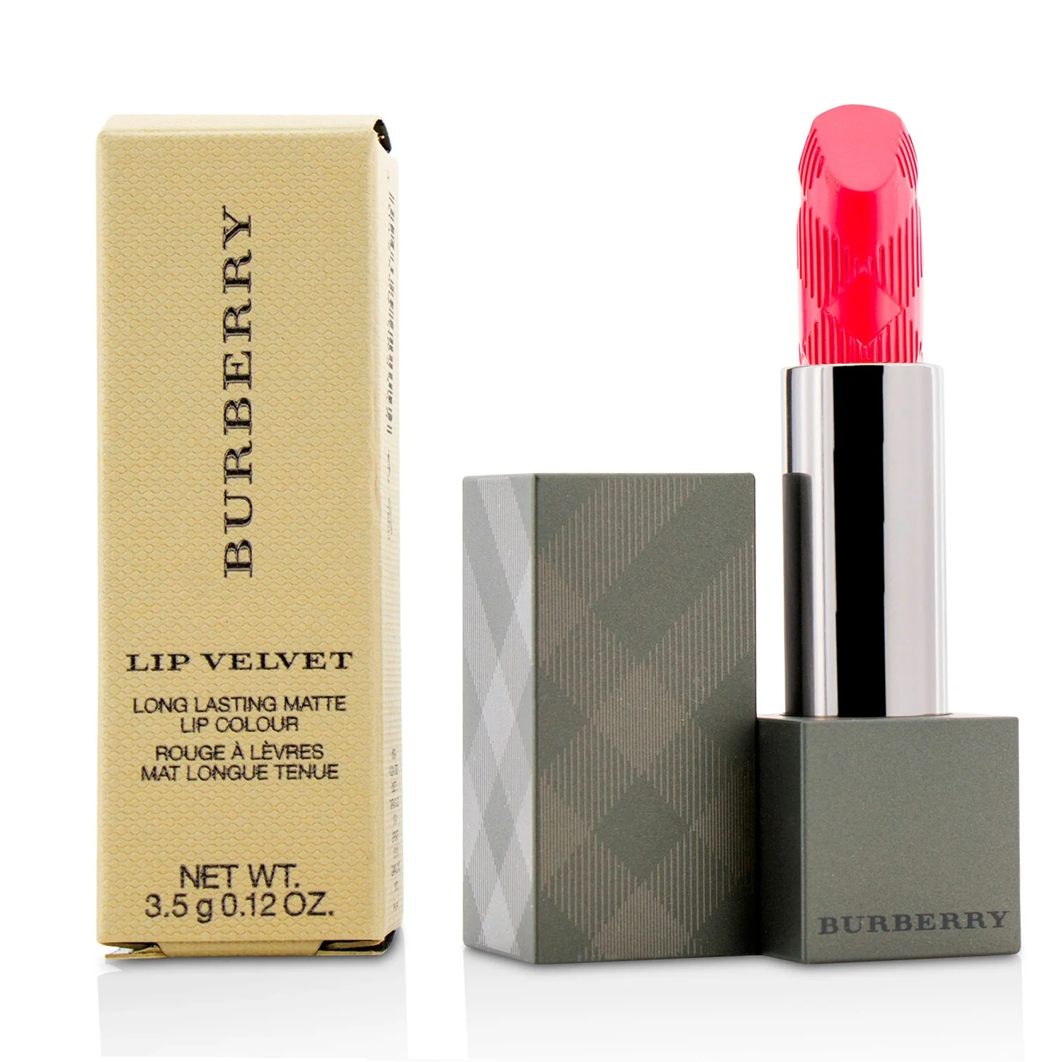 Burberry Lip Velvet Long Lasting Matte Lip Colour - # No. 419 Magenta Pink  3.5g/0.12oz - Olabens
