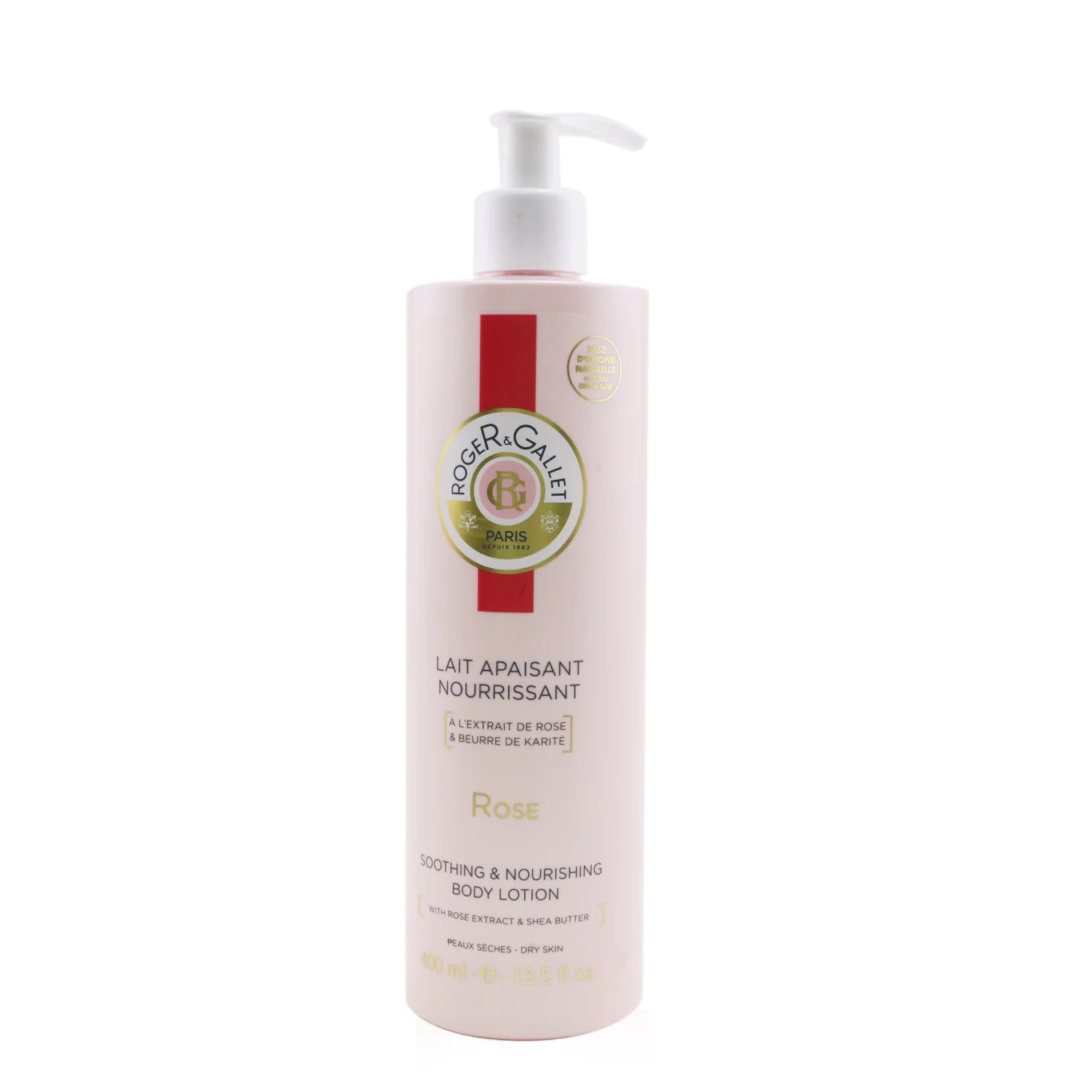 Roger & Gallet Rose Soothing & Nourishing Body Lotion  400ml/13.5oz - Olabens