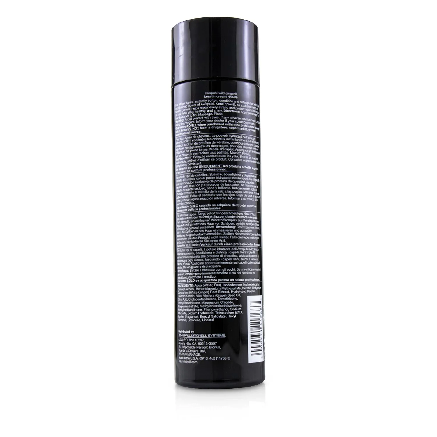 Paul Mitchell Awapuhi Wild Ginger Repair Keratin Cream Rinse (Detangle - Revive)  250ml/8.5oz - Olabens