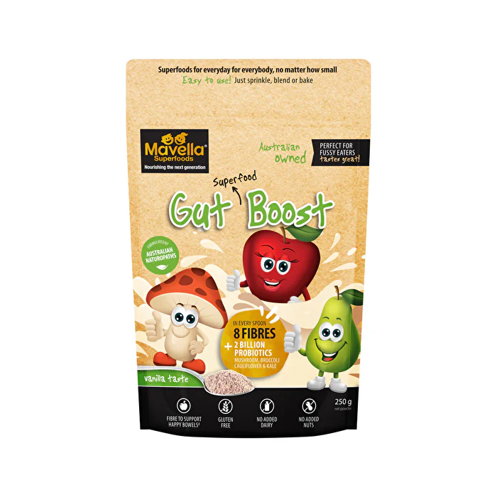 Mavella Superfoods Gut Superfood Smoothie Boost Vanilla 250g - Olabens