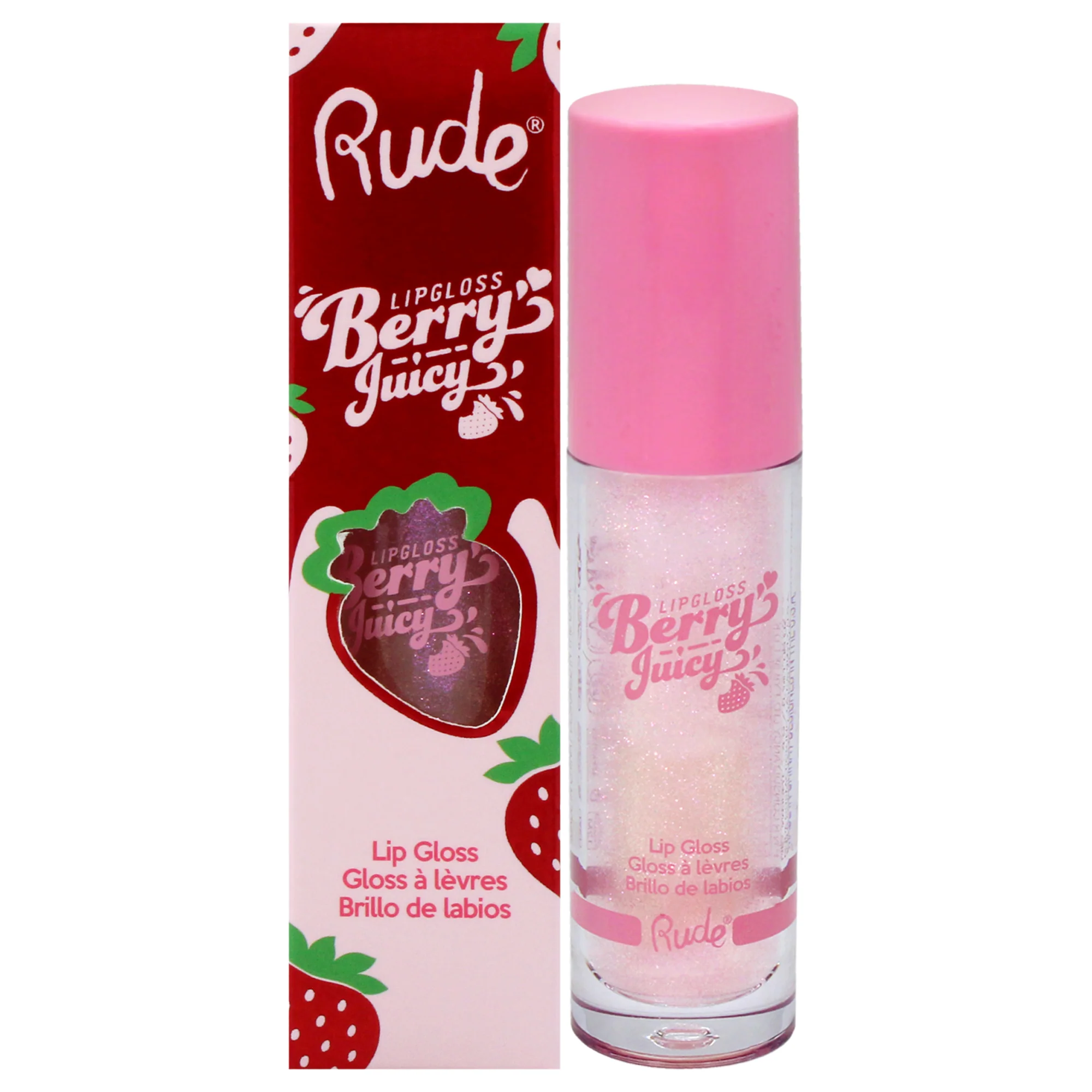 Berry Juicy Lip Gloss - 88402 Crystalize by Rude Cosmetics for Women - 0.141 oz Lip Gloss - Olabens