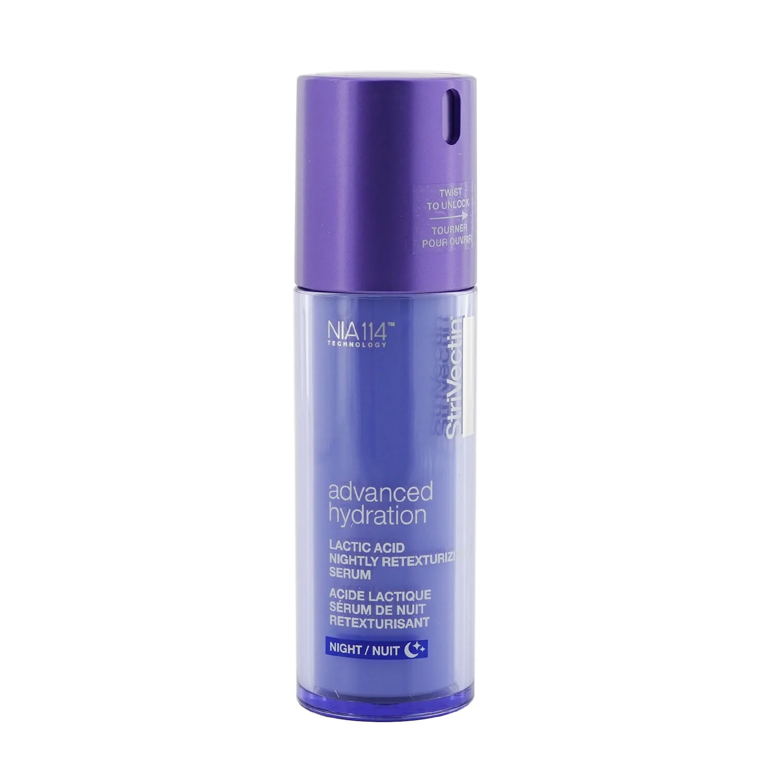 StriVectin Advanced Hydration Lactic Acid Nightly Retexturizing Serum  30ml/1oz - Olabens