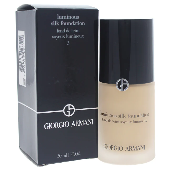 Giorgio Armani Luminous Silk Foundation - # 3 Light/Warm by Giorgio Armani for Women - 1 oz Foundation - Olabens