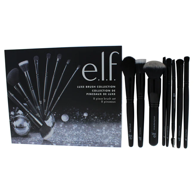 e.l.f. Luxe Brush Collection by e.l.f. for Women - 8 Pc Brush - Olabens