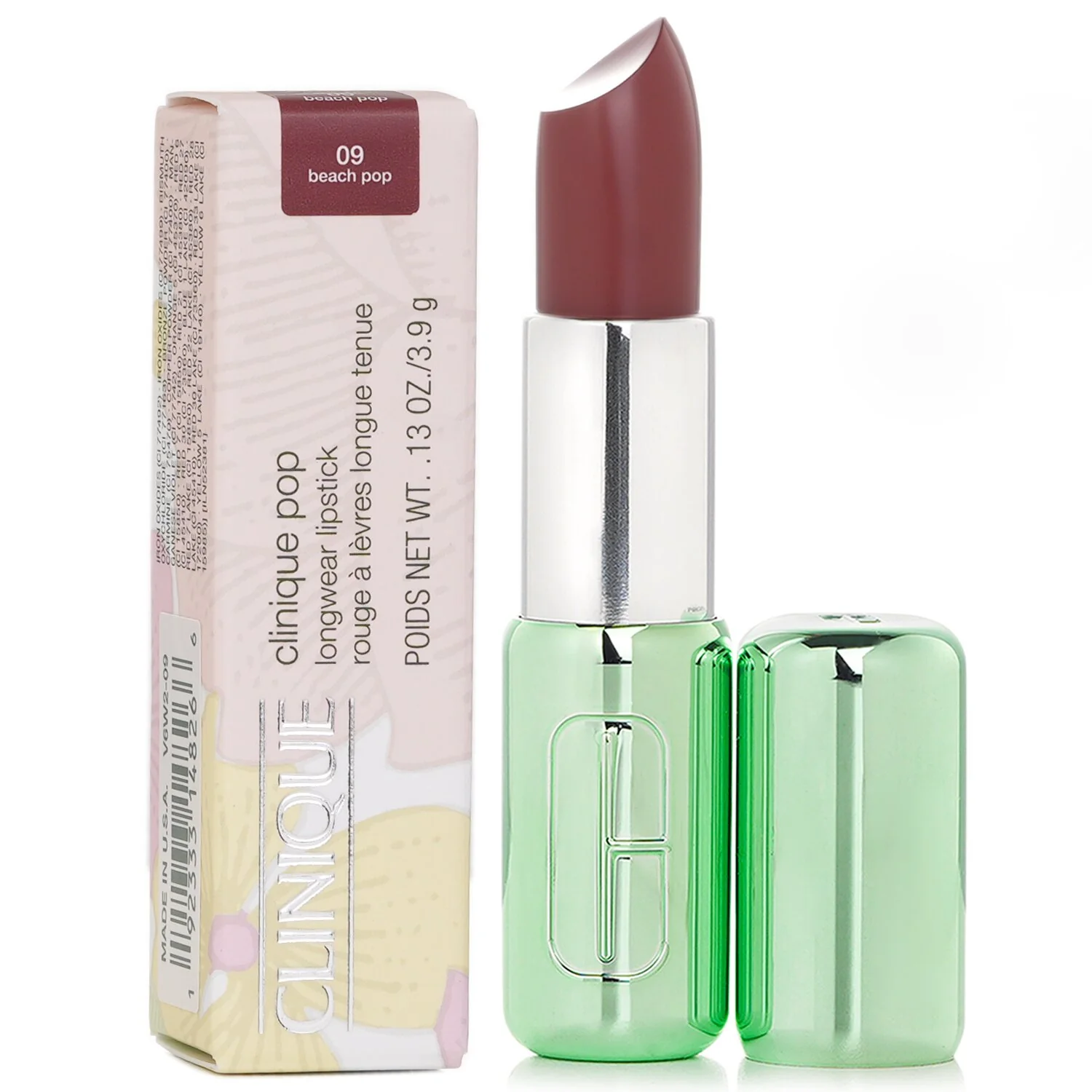 Clinique Pop Longwear Lipstick Matte - # 13 Peony Pop  3.9g/0.13oz - Olabens