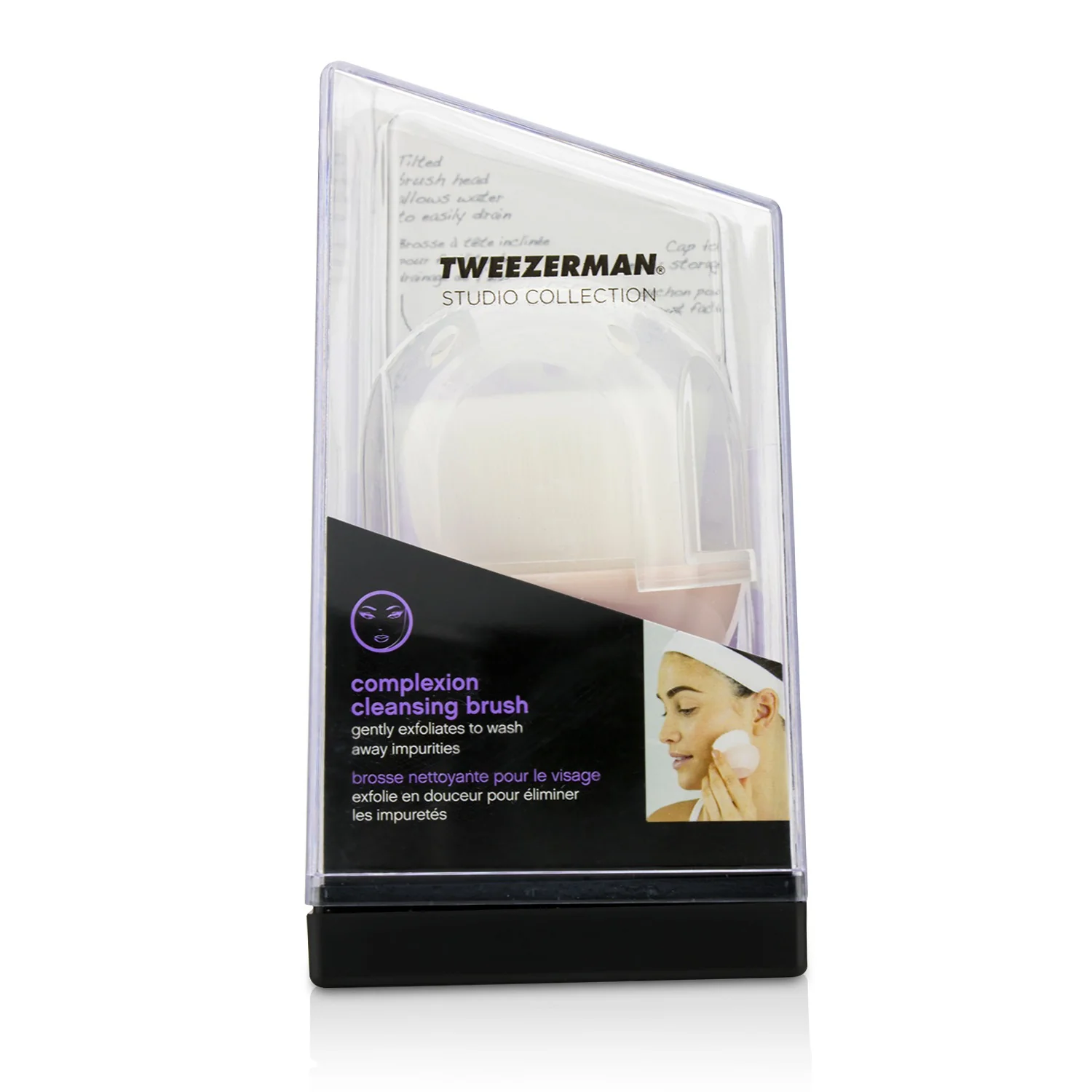 Tweezerman Complexion Cleansing Brush (Studio Collection)  1pc - Olabens