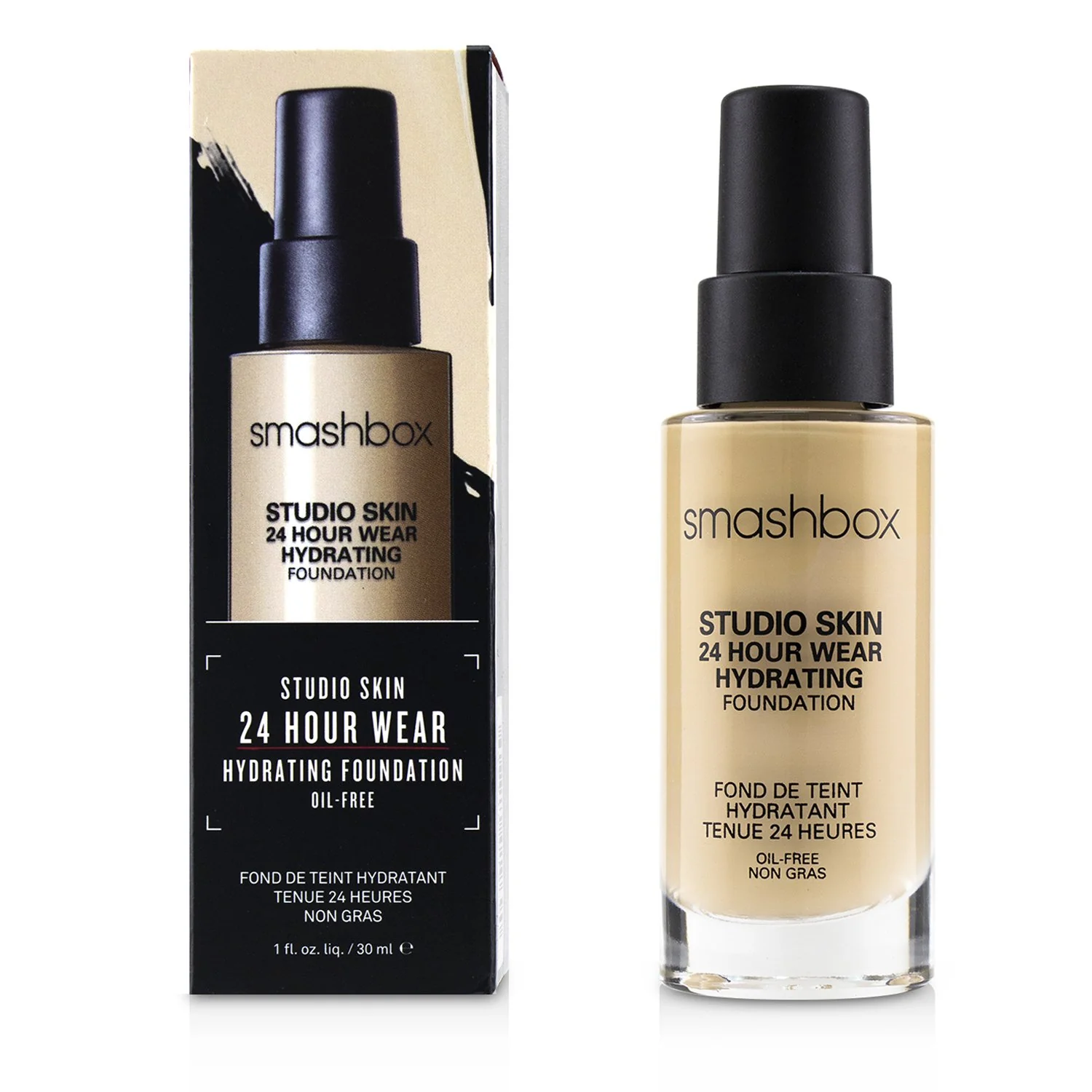 Smashbox Studio Skin 24 Hour Wear Hydrating Foundation - # 1.1 (Fair Light With Neutral Undertone)  30ml/1oz - Olabens