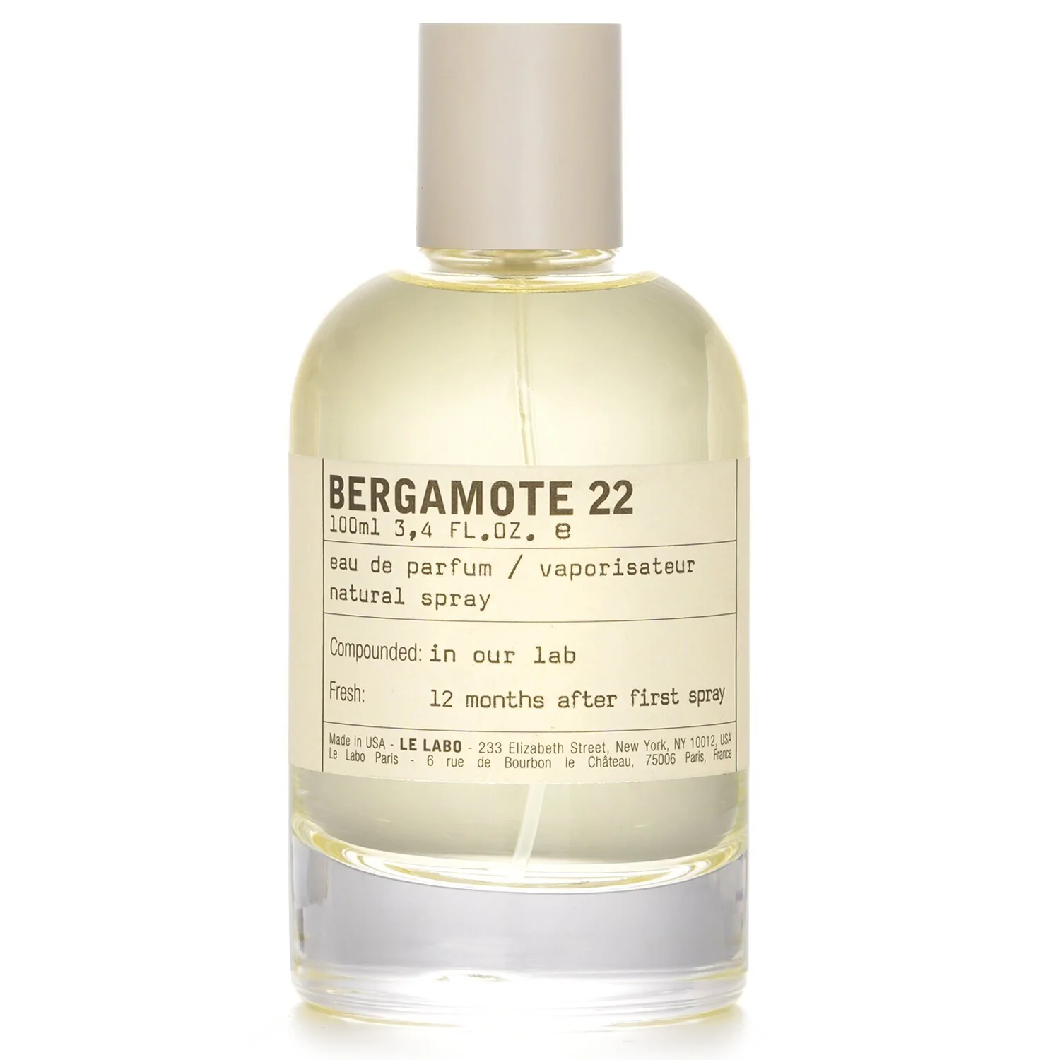 Le Labo Bergamote 22 Eau De Parfum Spray (Unboxed)  100ml/3.4oz - Olabens