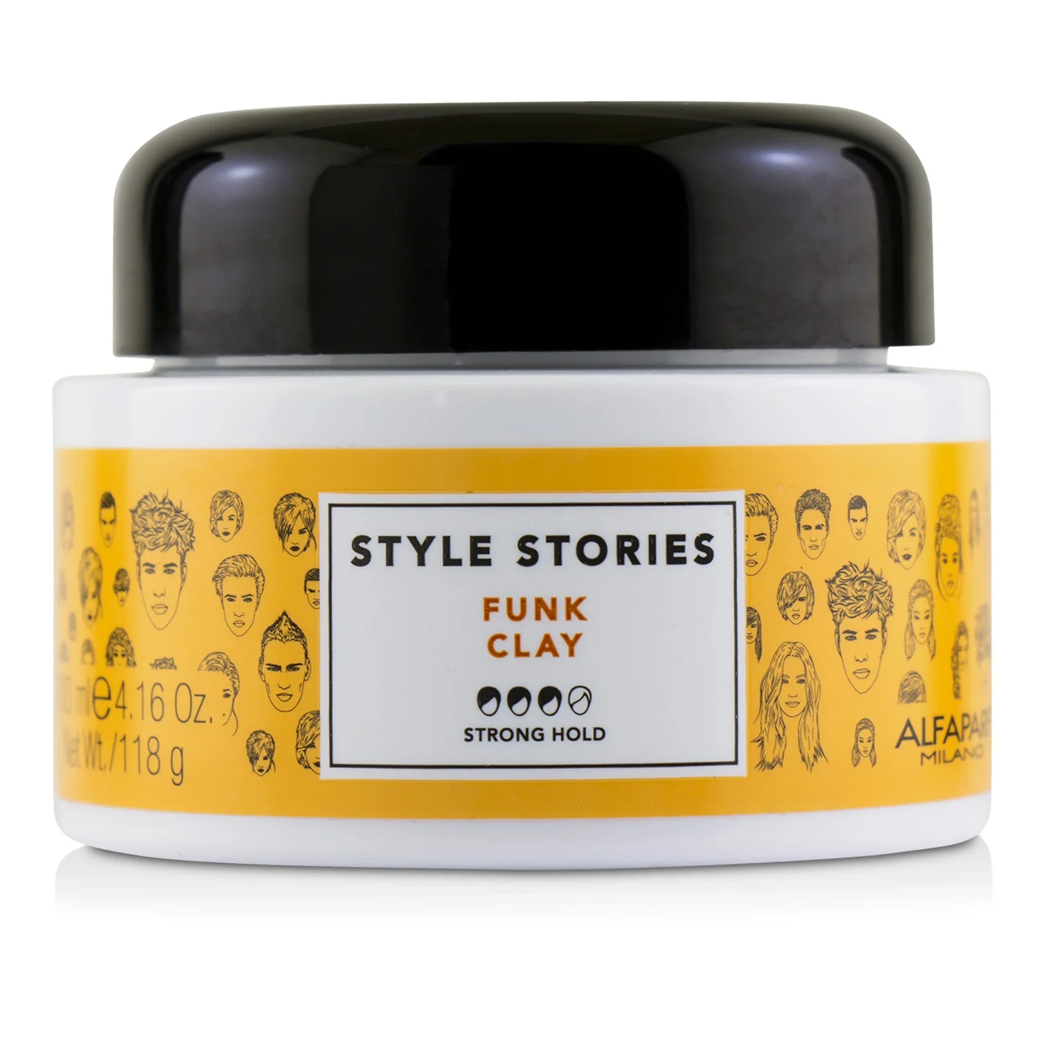 AlfaParf Style Stories Funk Clay (Strong Hold)  100ml/4.16oz - Olabens