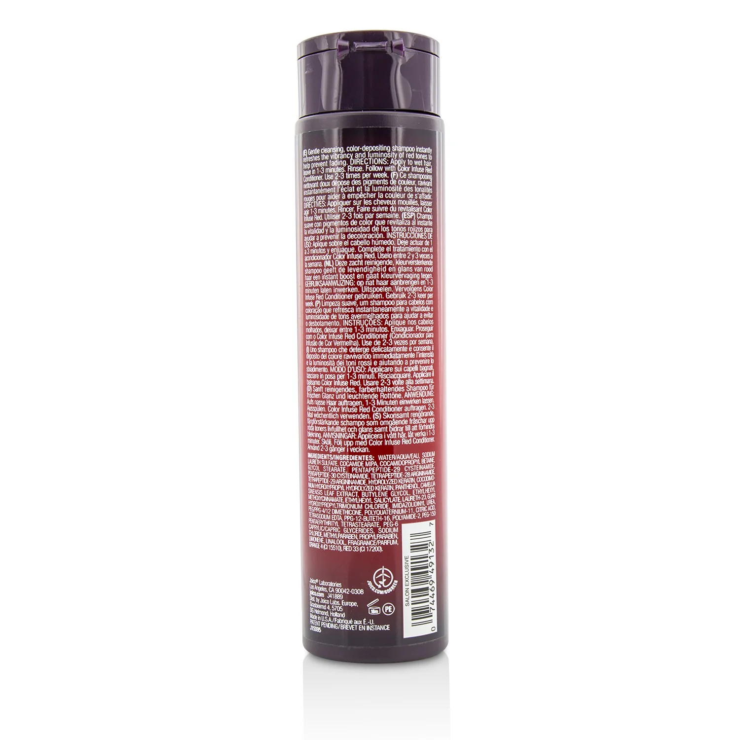 Joico Color Infuse Red Shampoo (To Revive Red Hair)  300ml/10.1oz - Olabens