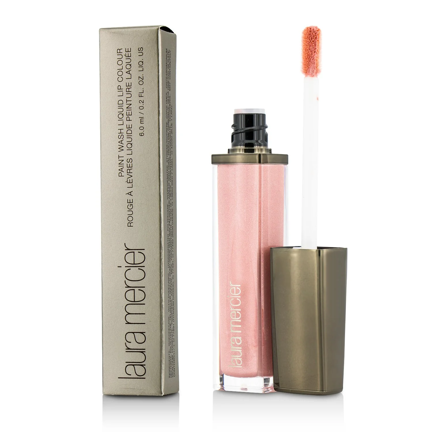 Laura Mercier Paint Wash Liquid Lip Colour - #Golden Peach  6ml/0.2oz - Olabens