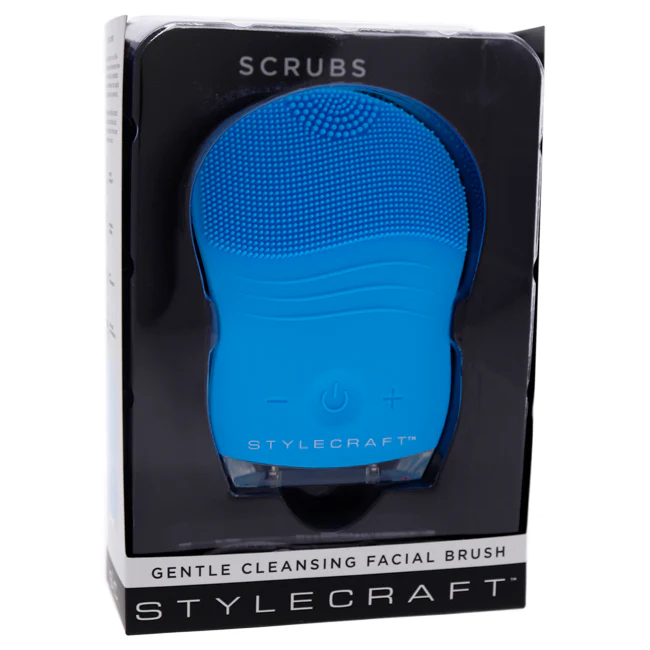 StyleCraft Scrubs Gentle Cleansing Facial Brush - Blue by StyleCraft for Unisex - 1 Pc Brush - Olabens