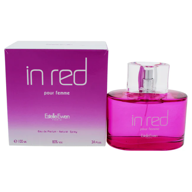 Estelle Ewen In Red Pour Femme by Estelle Ewen for Women - 3.4 oz EDP Spray - Olabens
