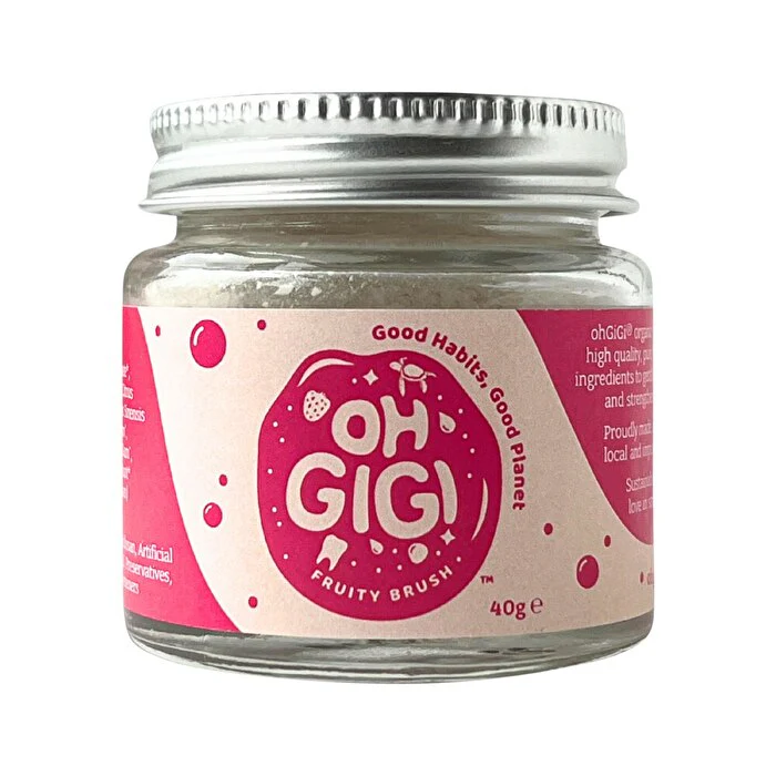 OhGiGi ohGiGi Tooth Powder Fruity Brush 40g - Olabens
