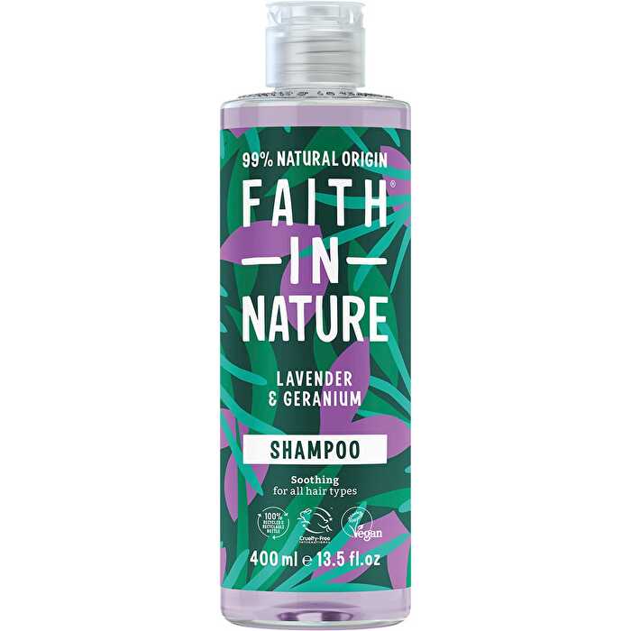 Faith In Nature Shampoo Soothing Lavender & Geranium 400ml - Olabens