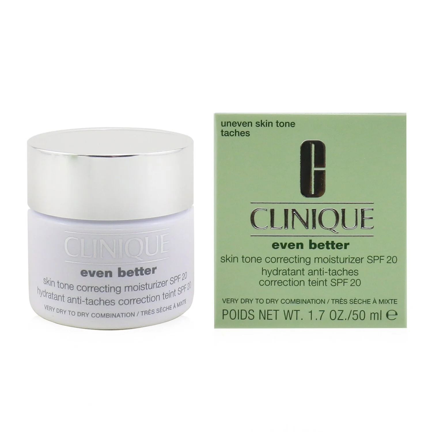 Clinique Even Better Skin Tone Correcting Moisturizer SPF 20 (Very Dry to Dry Combination)  50ml/1.7oz - Olabens