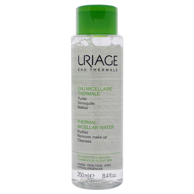 Uriage Thermal Micellar Water - Combination To Oily Skin by Uriage for Unisex - 8.4 oz Cleanser - Olabens