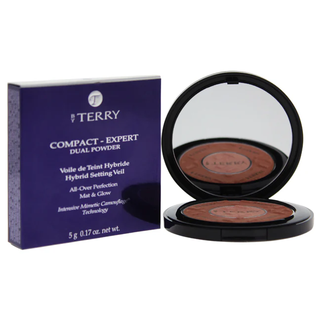 By Terry Compact Expert Dual Powder - # 5 Amber Light by By Terry for Women - 0.17 oz Compact - Olabens