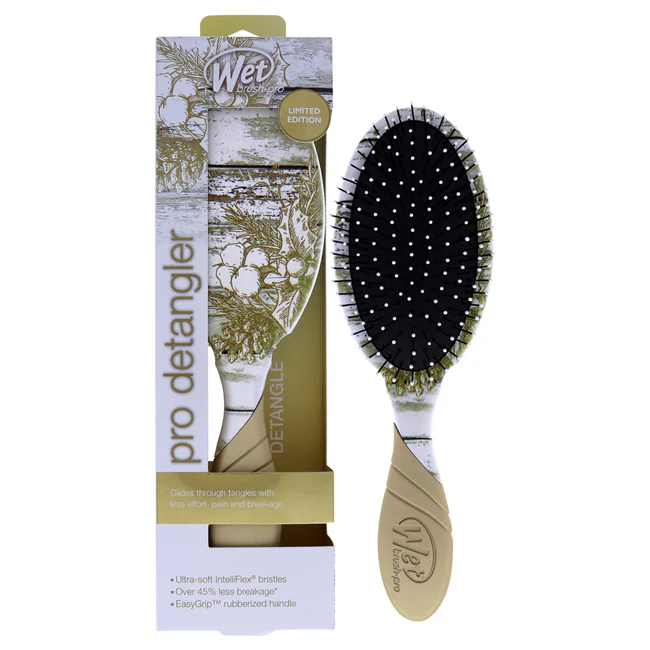 Wet Brush Pro Detangler Winter Frost Brush - Season Greetings by Wet Brush for Women - 1 Pc Hair Brush (Limited Edition) - Olabens