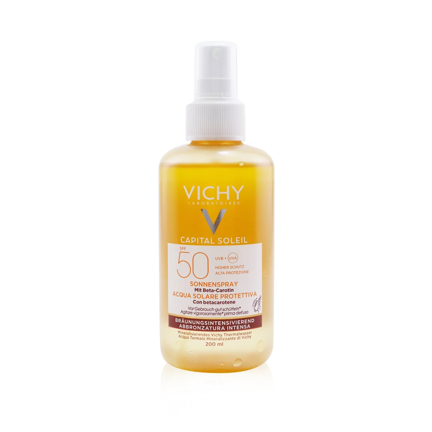 Vichy Capital Soleil Enhanced Tan Solar Protective Water Spray SPF 50  200ml/6.7oz - Olabens