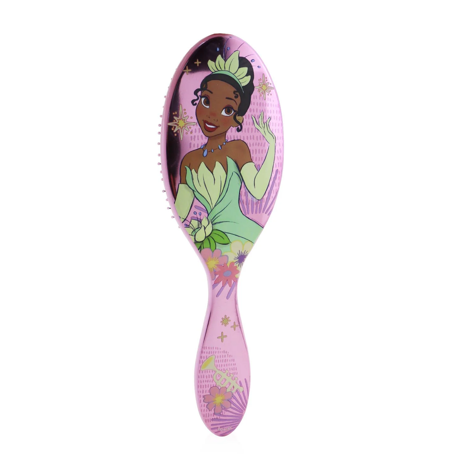 Wet Brush Original Detangler Princess Wholehearted - # Tiana Light Purple (Limited Edition)  1pc - Olabens