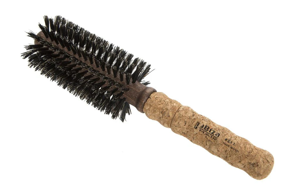 Ibiza Hair Tools Extended Cork Handle Hair Brush EX3-50mm - Olabens
