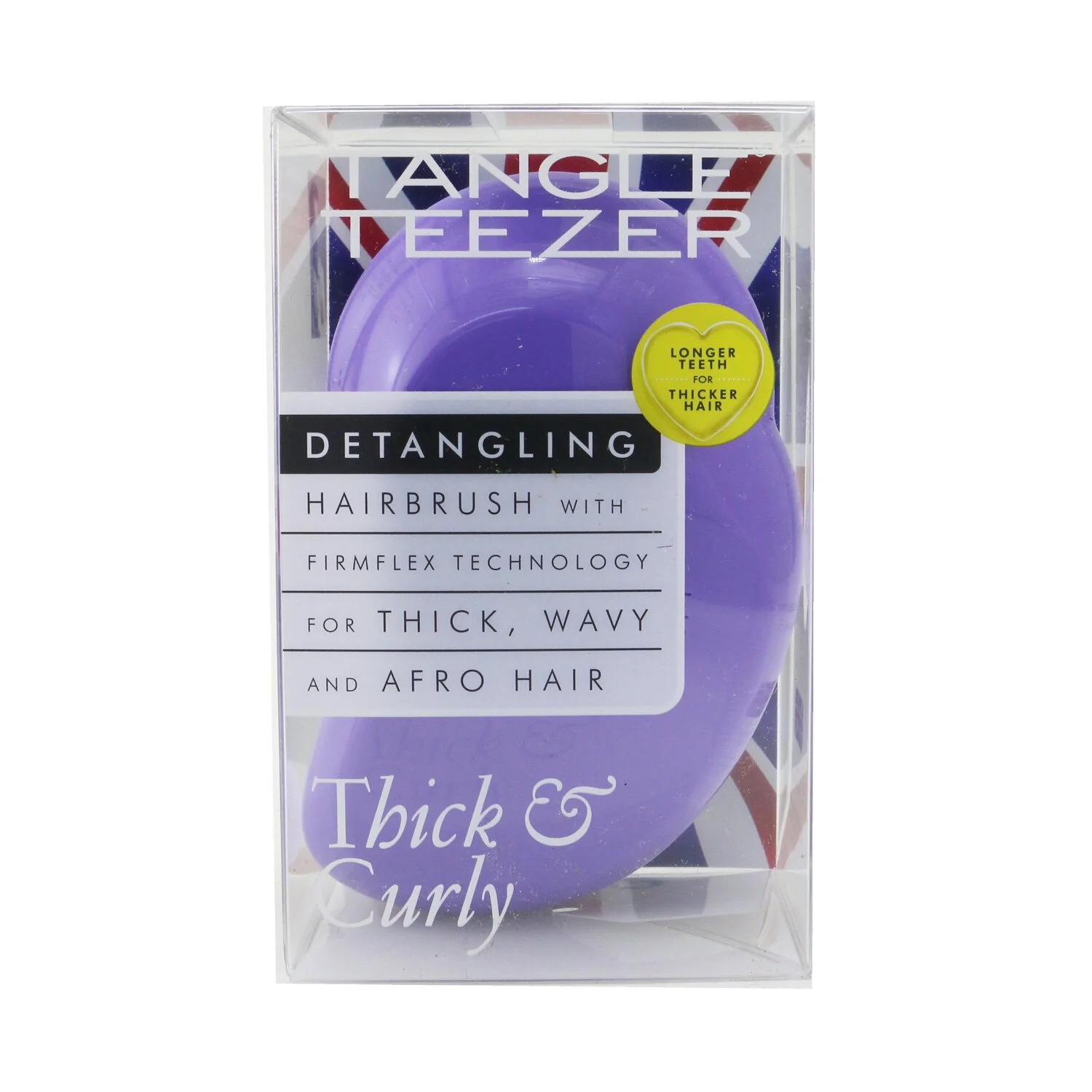 Tangle Teezer Thick & Curly Detangling Hair Brush - # Lilac Fondant  1pc - Olabens
