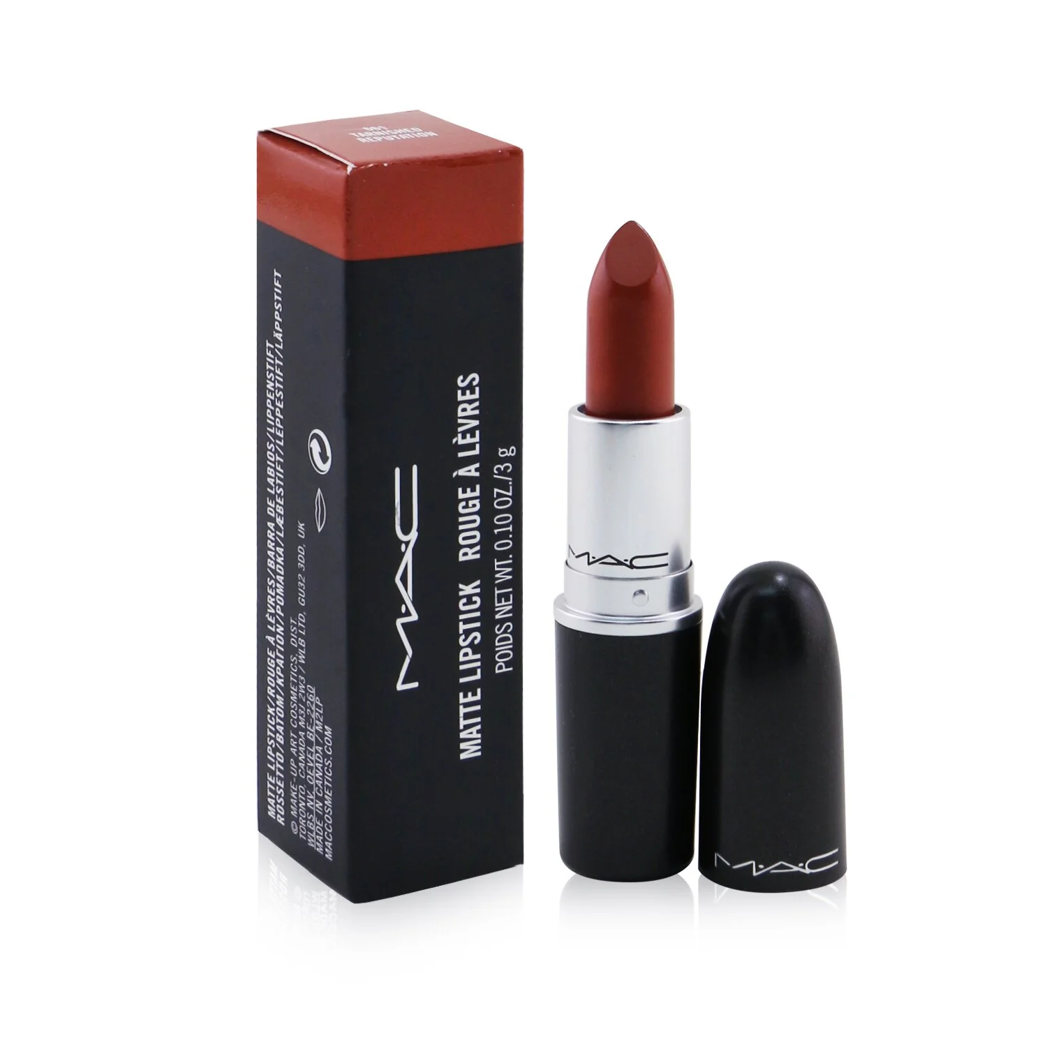 MAC Lipstick - # Tarnished Reputation (Matte)  3g/0.1oz - Olabens