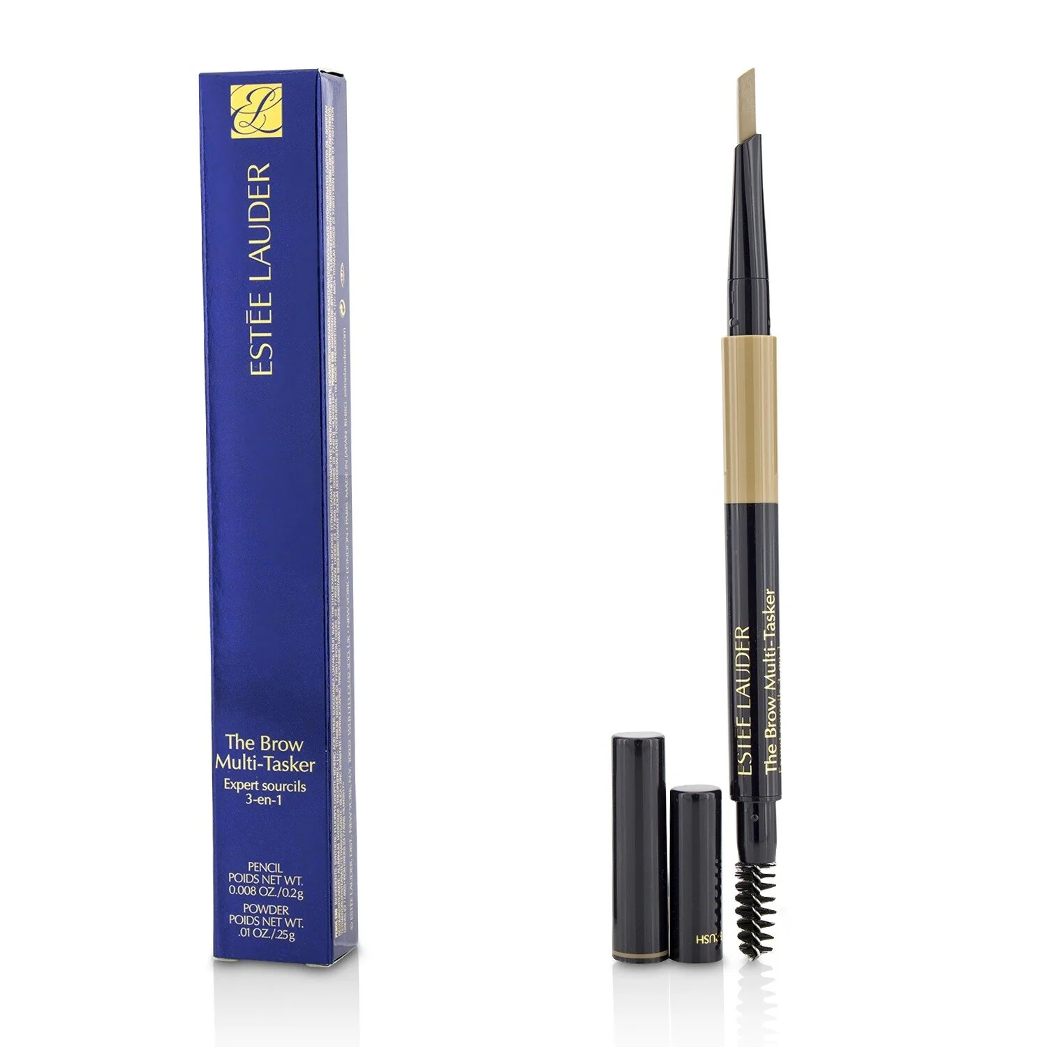 Estee Lauder The Brow MultiTasker 3 in 1 (Brow Pencil, Powder and Brush) - # 07 Taupe  0.24g/0.01oz - Olabens