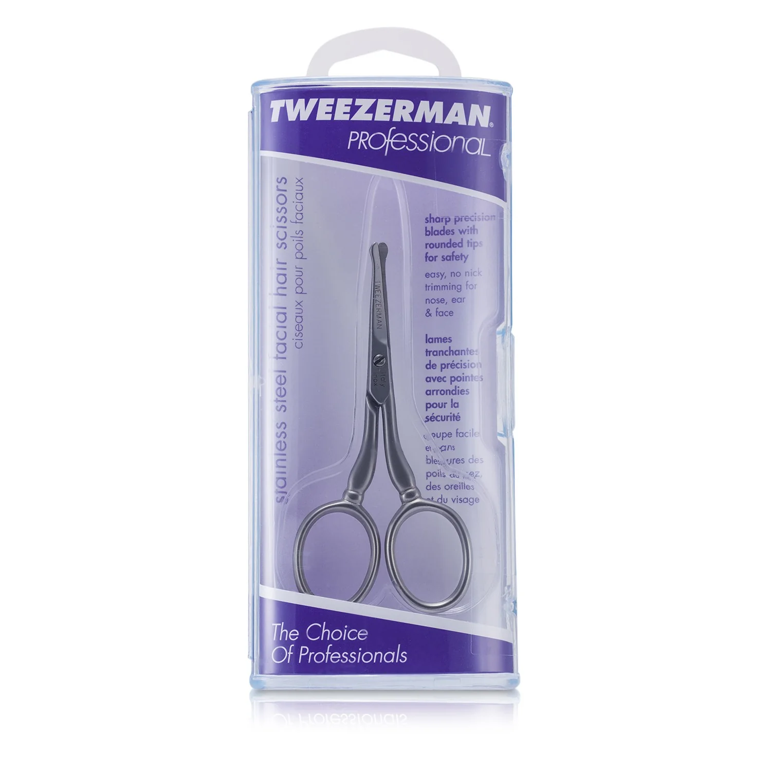 Tweezerman Professional Stainless Steel Facial Hair Scissors - Olabens