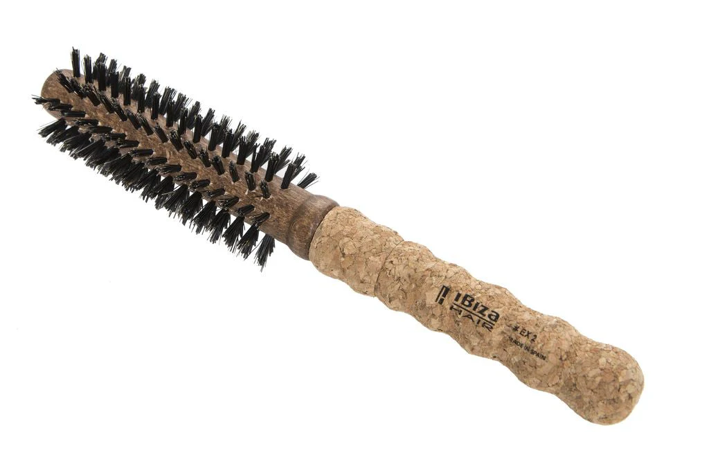 Ibiza Hair Tools Extended Cork Handle Hair Brush EX2-40mm - Olabens