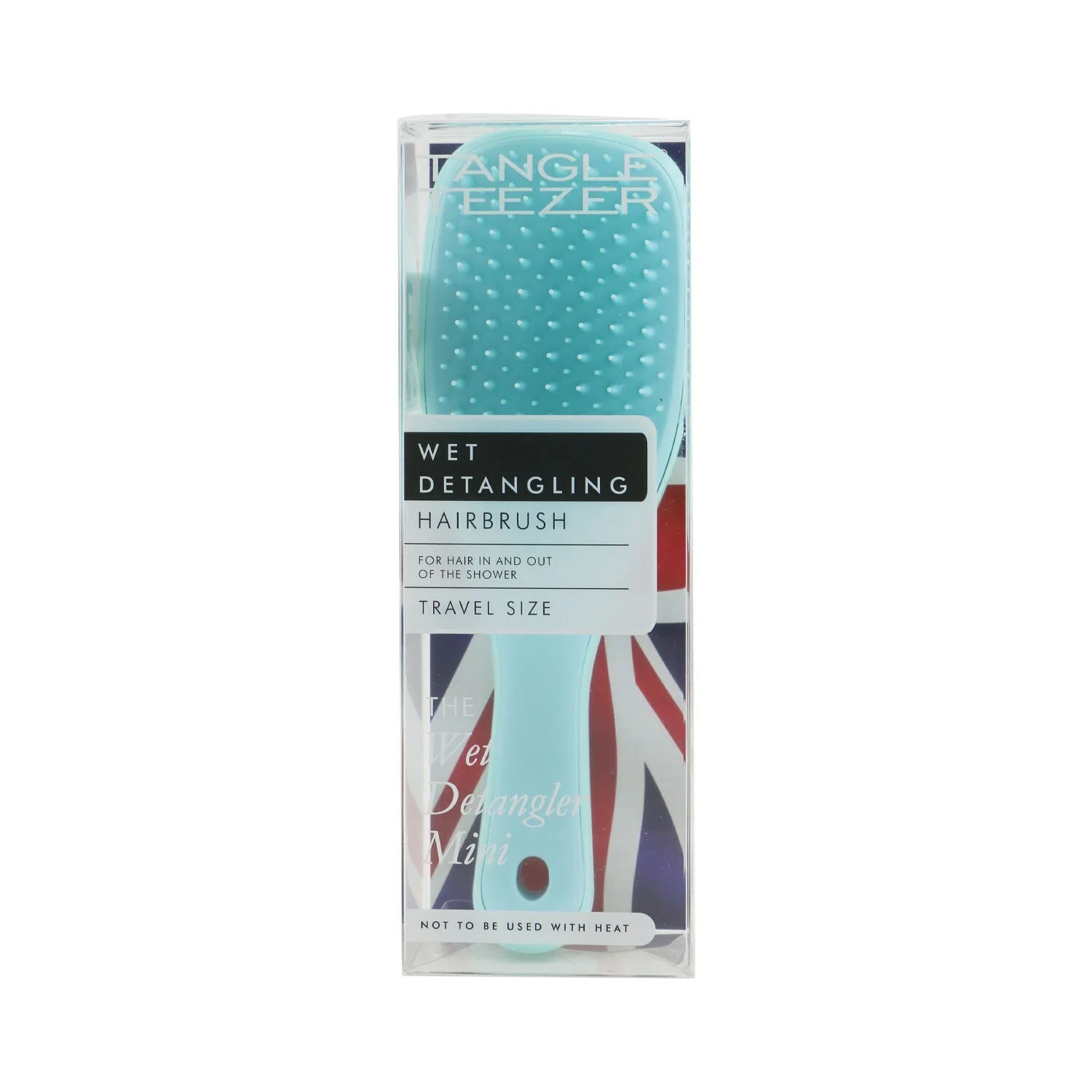 Tangle Teezer The Wet Detangling Mini Hair Brush - # Sea Green (Travel Size)  1pc - Olabens
