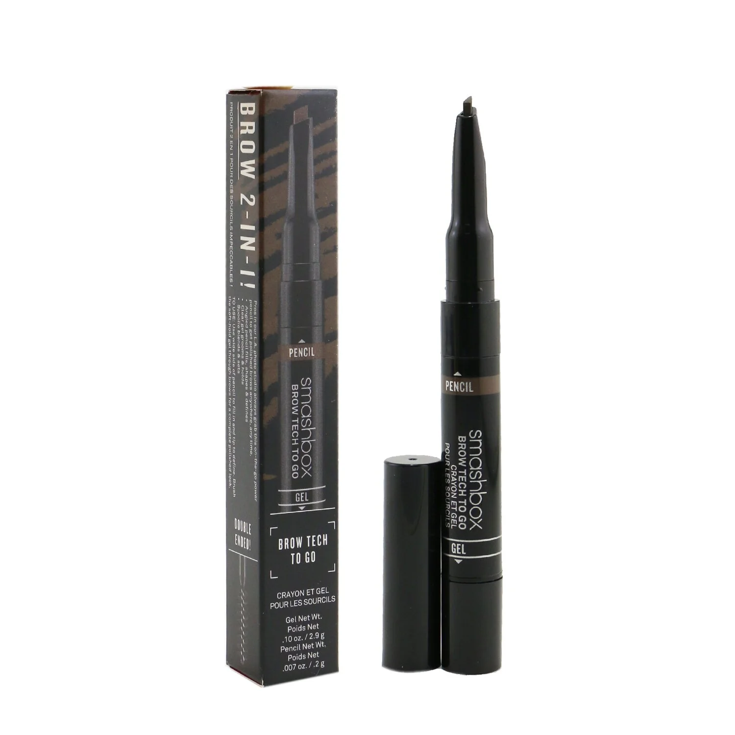 Smashbox Brow Tech To Go (Gel 2.9g/0.1oz + Pencil 0.2g/0.007oz) - Brunette  3.1g/0.107oz - Olabens