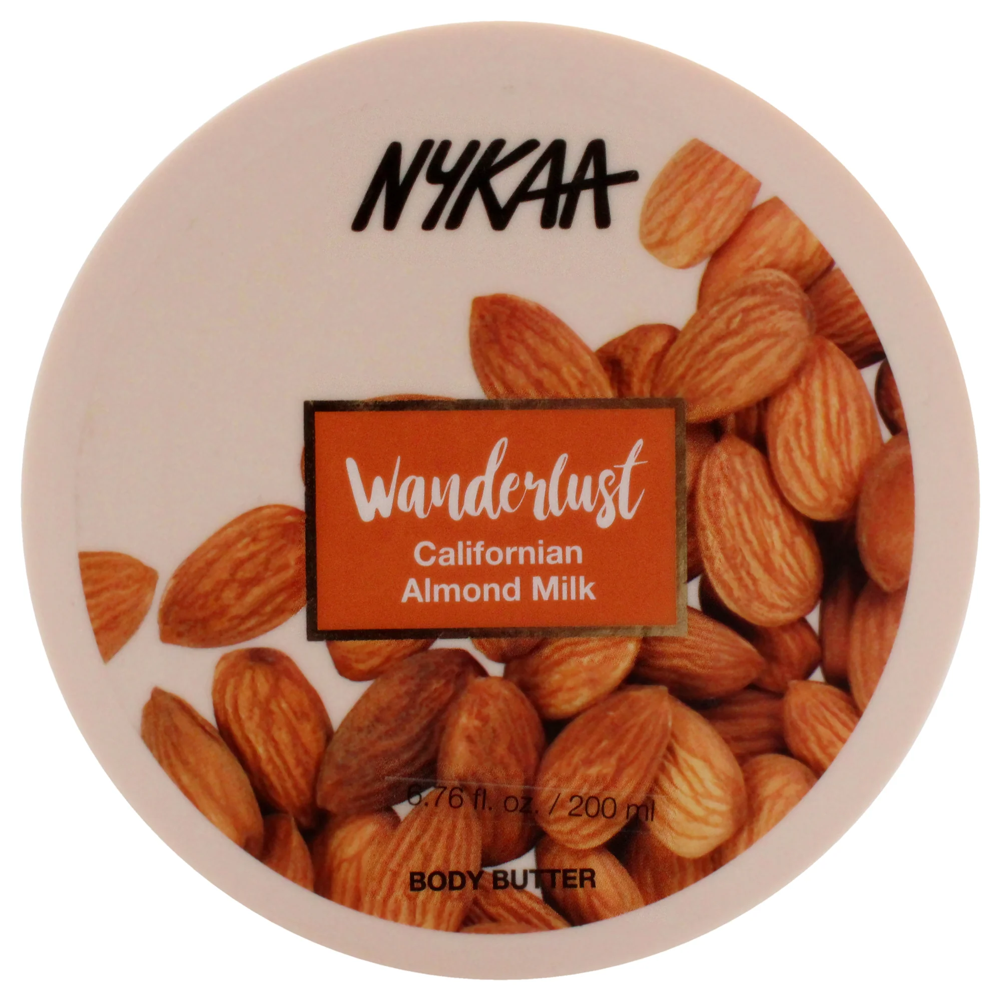 Wanderlust Body Butter - Californian Almond Milk by Nykaa Naturals for Women - 6.76 oz Body Cream - Olabens