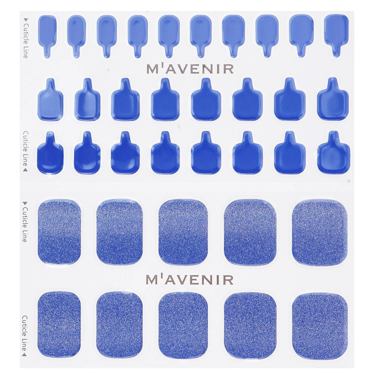 Mavenir Nail Sticker (Purple) - # Your Galaxy Pedi  36pcs - Olabens