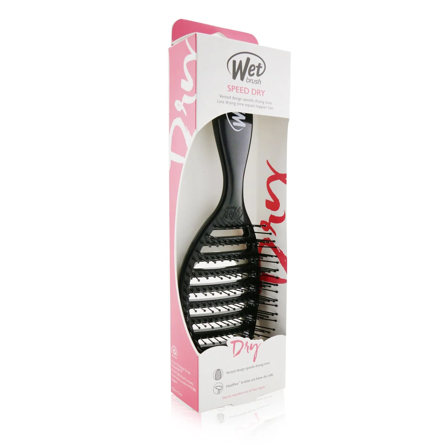 Wet Brush Speed Dry Detangler - # Black  1pc - Olabens