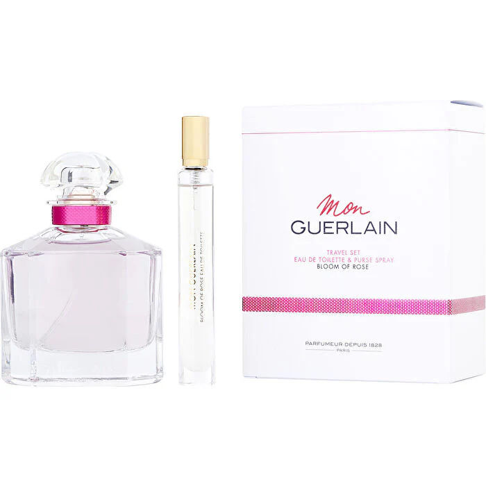 Guerlain Mon Guerlain Bloom Of Rose Eau De Toilette Spray 100ml/3.4oz & Eau De Toilette Purse Spray 10ml/0.33oz - Olabens