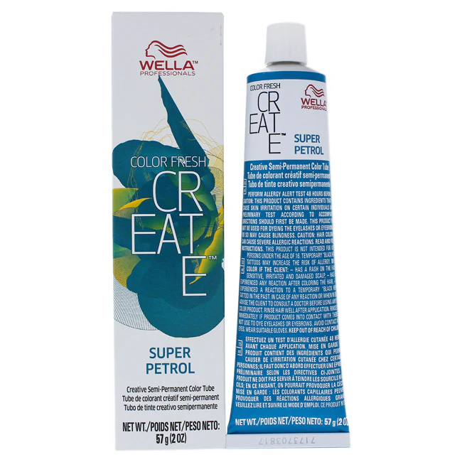 Color Fresh Create Semi-Permanent Color - Super Petrol by Wella for Unisex - 2 oz Hair Color - Olabens