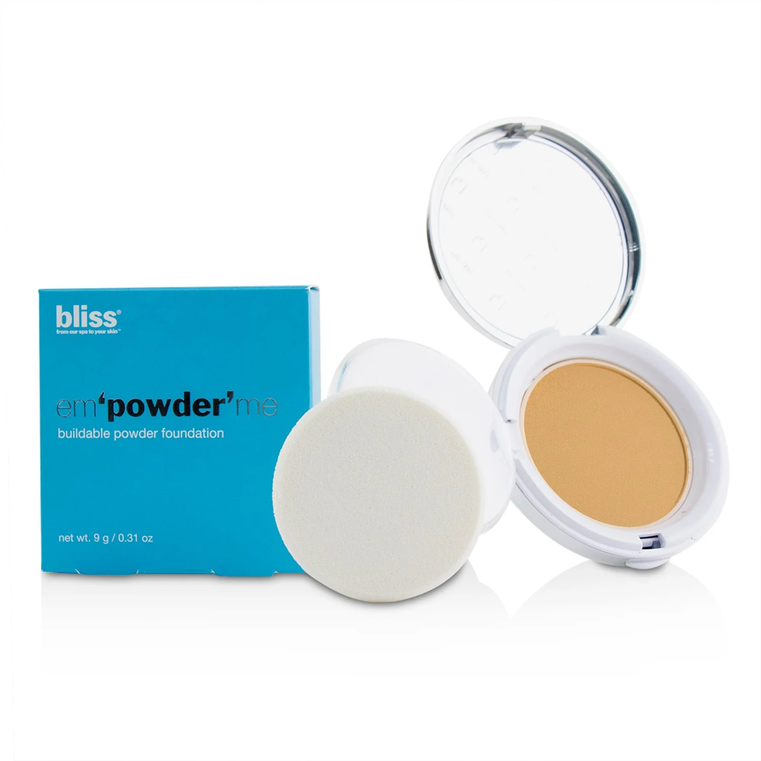 Bliss Em'powder' Me Buildable Powder Foundation - # Tan  9g/0.31oz - Olabens
