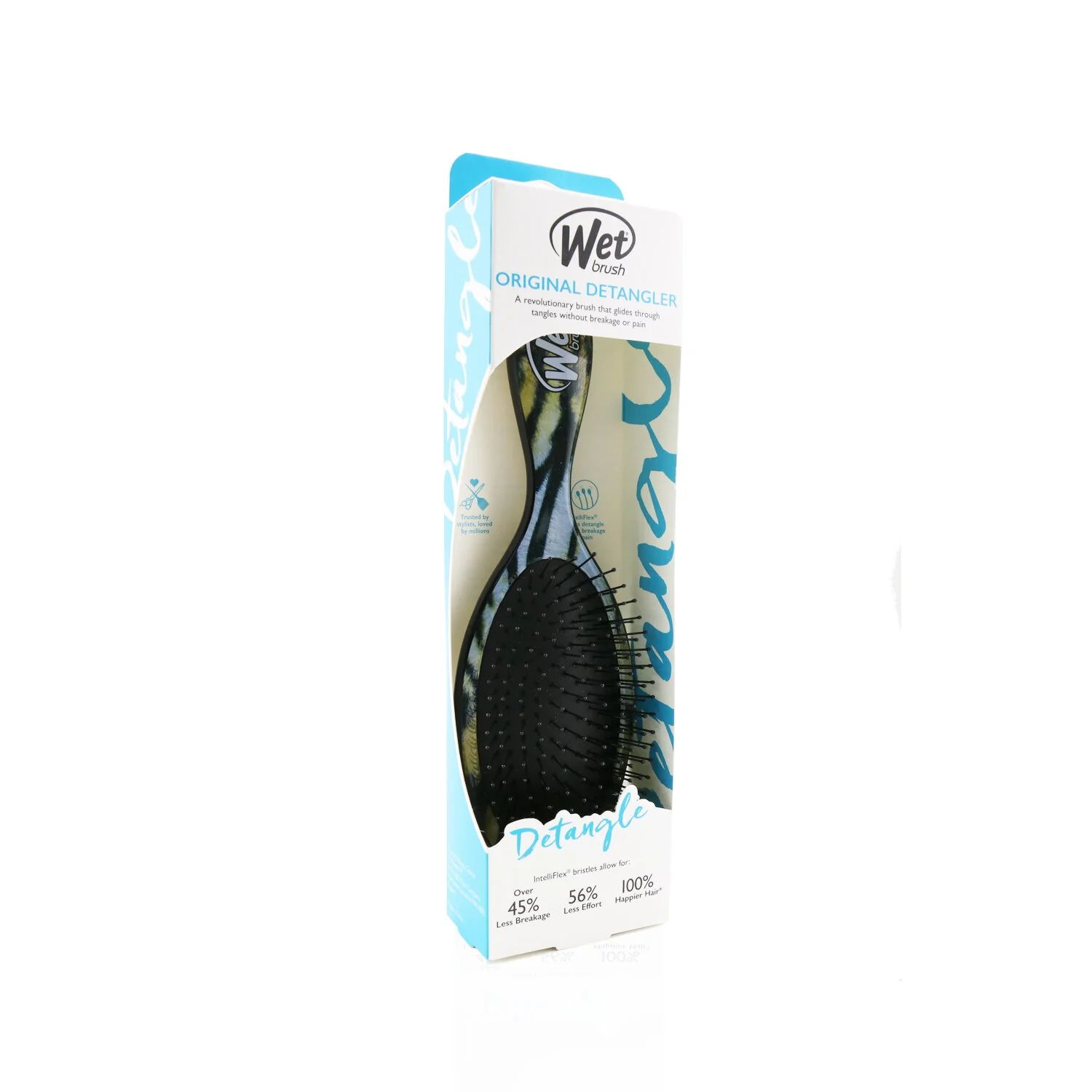 Wet Brush Original Detangler Safari - # Tiger  1pc - Olabens