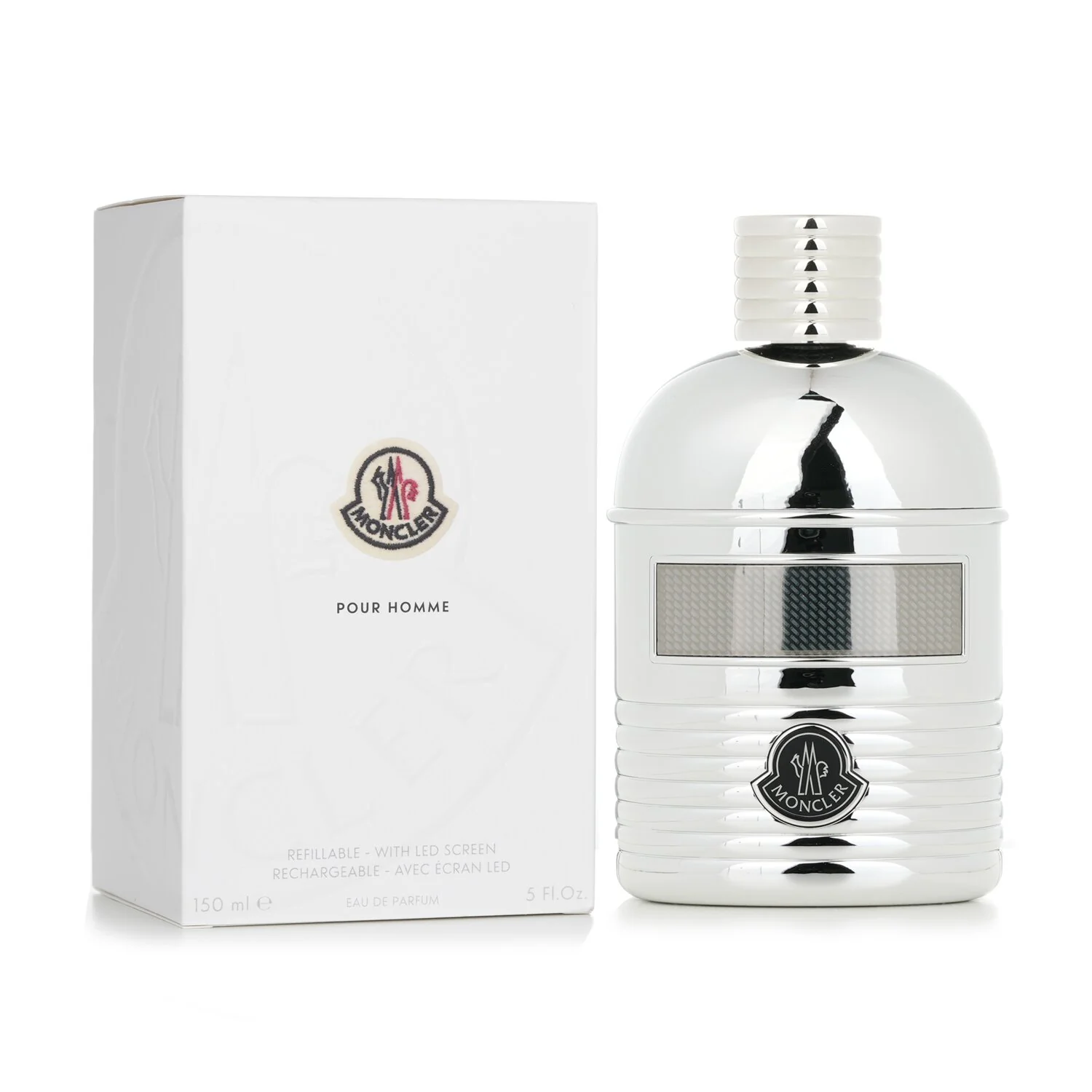 Moncler Moncler Pour Homme Eau De Parfum Spray (With LED Screen)  150ml/5oz - Olabens