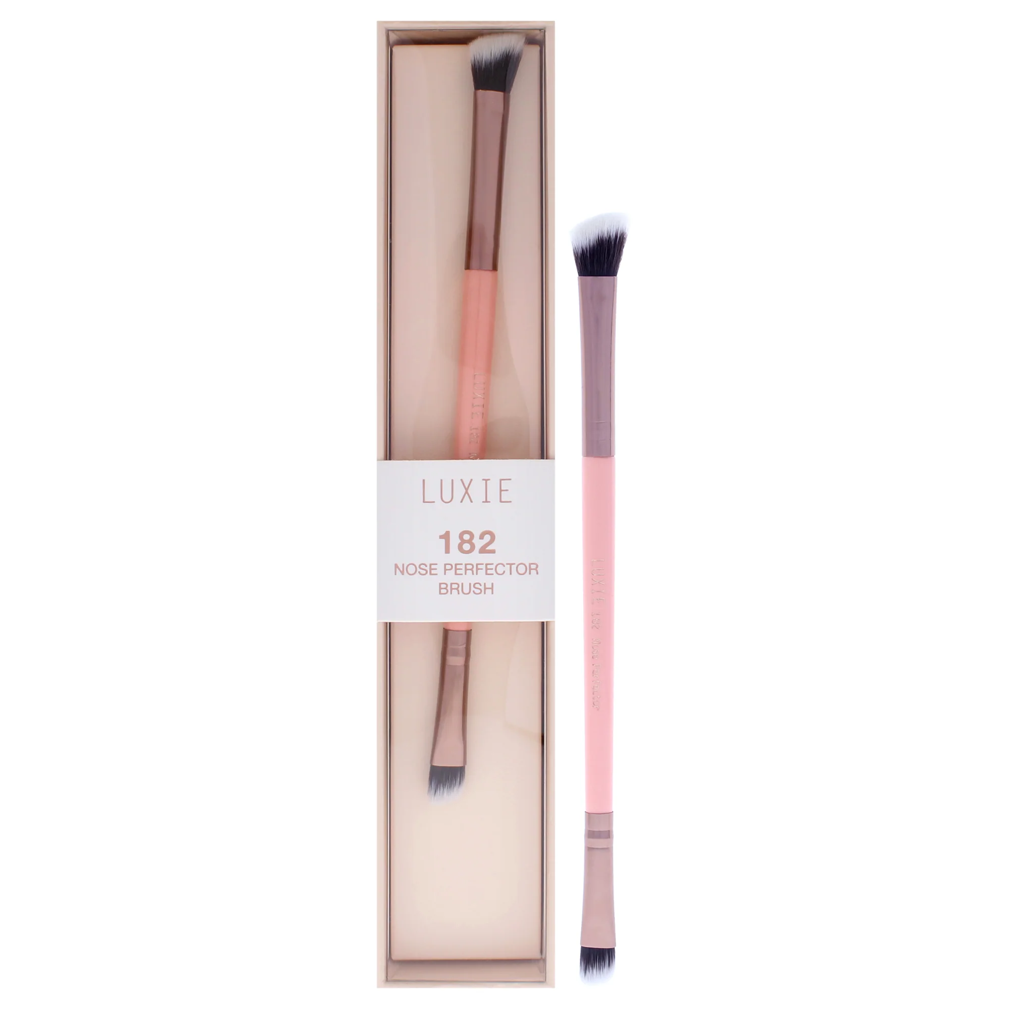 Rose Gold Nose Perfector Brush - 182 by Luxie for Women - 1 Pc Brush - Olabens