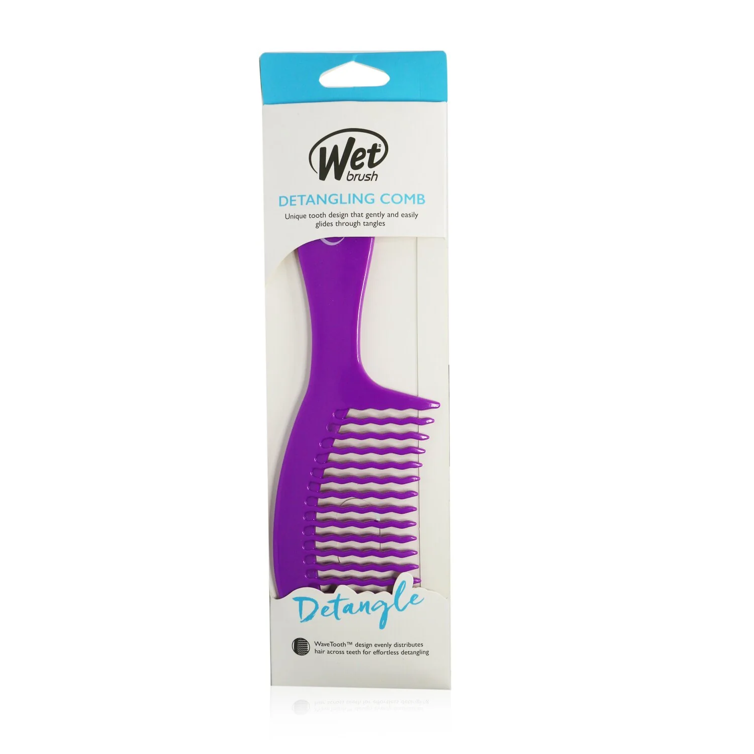 Wet Brush Detangling Comb - # Purple  1pc - Olabens