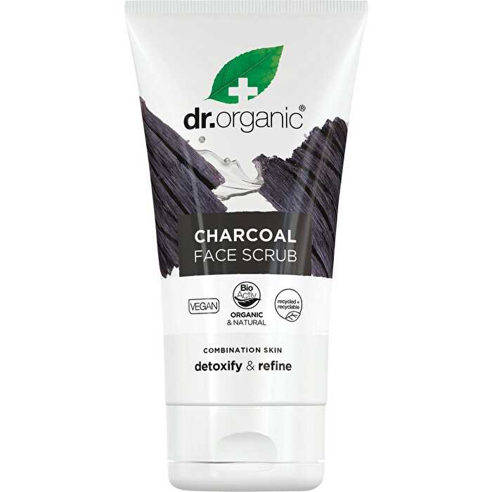 Dr Organic Face Scrub Charcoal 125ml - Olabens