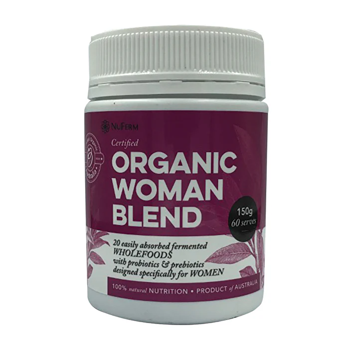 NuFerm Organic Woman Blend Powder 150g - Olabens